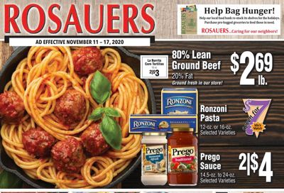 Rosauers Weekly Ad Flyer November 11 to November 17