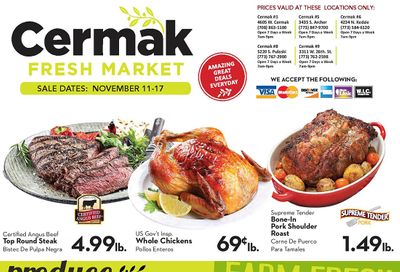 Cermak Fresh Market (IL) Weekly Ad Flyer November 11 to November 17 2020