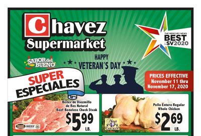 Chavez Weekly Ad Flyer November 11 to November 17, 2020
