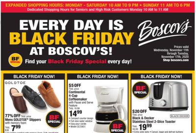 Boscov's Weekly Ad Flyer November 11 to November 17