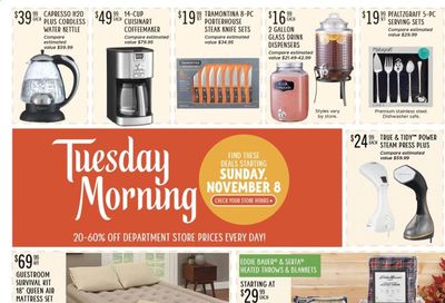 Tuesday Morning Weekly Ad Flyer November 11 to November 18