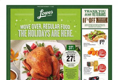 Lowes Foods Weekly Ad Flyer November 11 to November 17