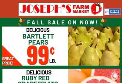 Joseph's Farm Market Flyer November 11 to 16