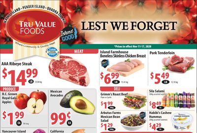 Tru Value Foods Flyer November 11 to 17