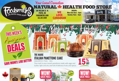 Foodsmiths Flyer November 12 to 19