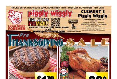 Piggly Wiggly (LA) Weekly Ad Flyer November 11 to November 17, 2020