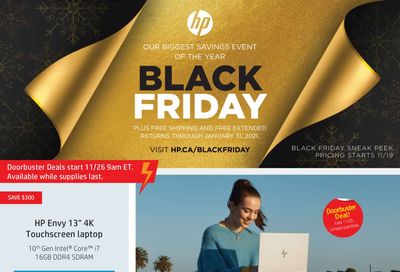 HP Hewlett-Packard Black Friday Flyer November 19 to December 6