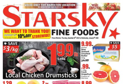 Starsky Foods (Hamilton) Flyer December 19 to Janaury 8