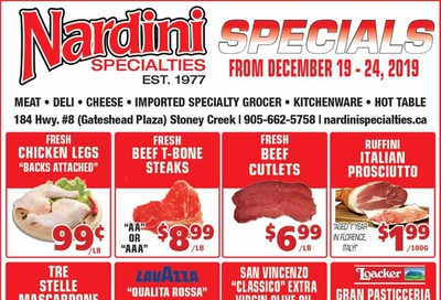 Nardini Specialties Flyer December 19 to 24