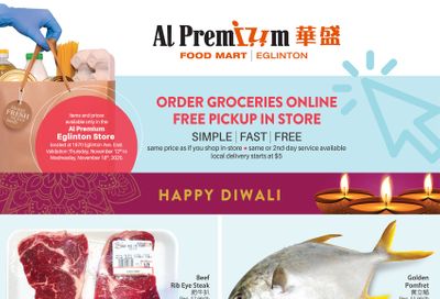 Al Premium Food Mart (Eglinton Ave.) Flyer November 12 to 18