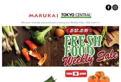 Marukai Weekly Ad Flyer November 12 to November 18, 2020