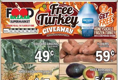 Food Bazaar (CT, NJ, NY) Weekly Ad Flyer November 12 to November 18