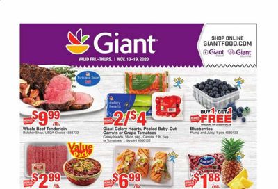 Giant Food Weekly Ad Flyer November 13 to November 19