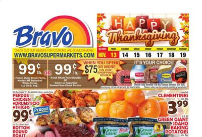 Bravo Supermarkets (CT, FL, MA, NJ, NY, PA, RI) Weekly Ad Flyer November 13 to November 19