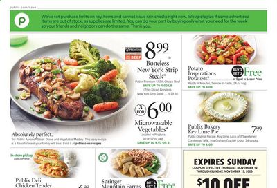 Publix (AL, FL, GA, NC, SC, TN) Weekly Ad Flyer November 12 to November 18