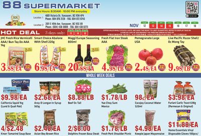 88 Supermarket Flyer November 12 to 18