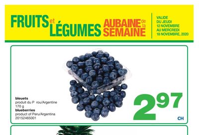 Wholesale Club (QC) Produce Deal of the Week Flyer November 12 to 18