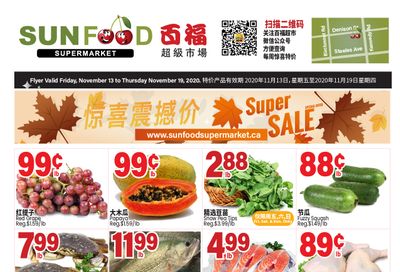 Sunfood Supermarket Flyer November 13 to 19