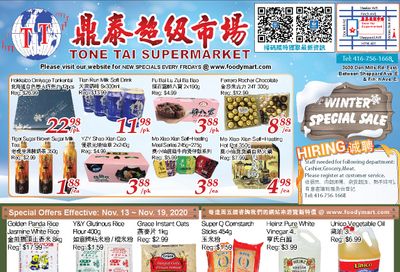Tone Tai Supermarket Flyer November 13 to 19