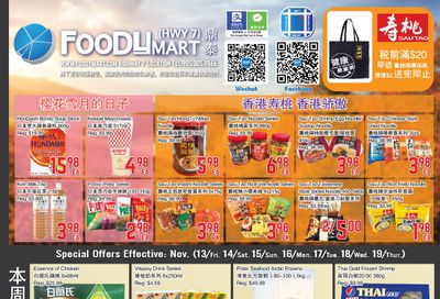 FoodyMart (HWY7) Flyer November 13 to 19