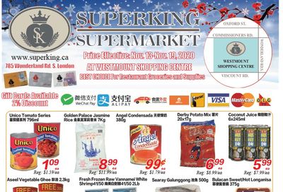 Superking Supermarket (London) Flyer November 13 to 19