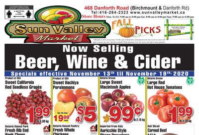 Sun Valley Market Flyer November 13 to 19
