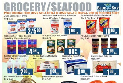 Blue Sky Supermarket (Pickering) Flyer November 13 to 19