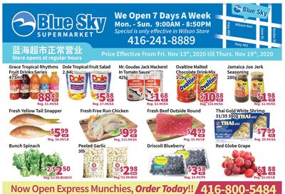 Blue Sky Supermarket (North York) Flyer November 13 to 19