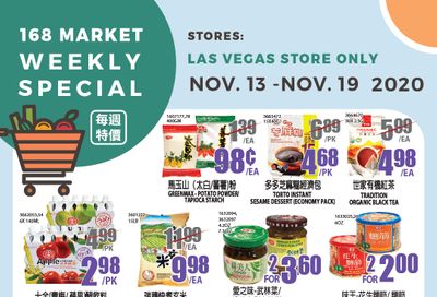 168 Market (NV) Weekly Ad Flyer November 13 to November 19, 2020