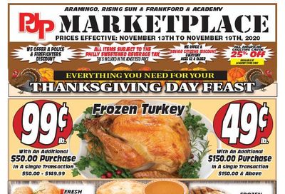 PJP Marketplace Weekly Ad Flyer November 13 to November 19, 2020