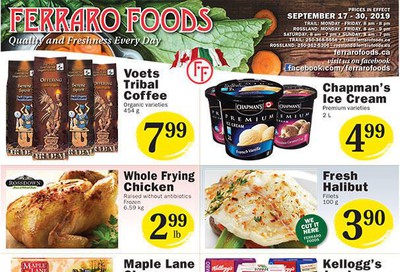 Ferraro Foods Flyer September 17 to 30