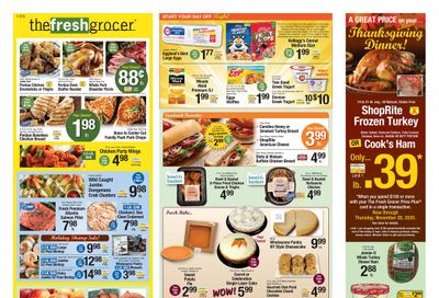 The Fresh Grocer Thanksgiving Weekly Ad Flyer November 15 to November 21