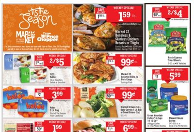 Price Chopper (CT, MA, NH, NY, PA, VT) Weekly Ad Flyer November 15 to November 22