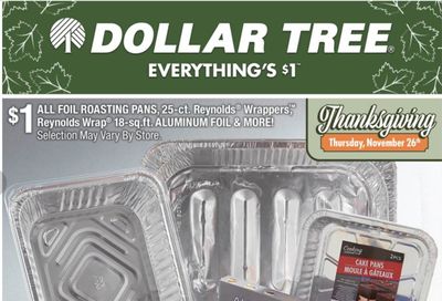 Dollar Tree Weekly Ad Flyer November 15 to November 26