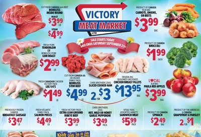 Victory Meat Market Flyer September 17 to 21