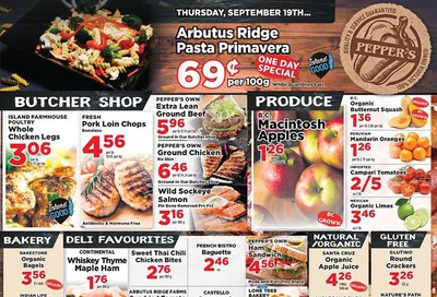 Pepper's Foods Flyer September 17 to 23