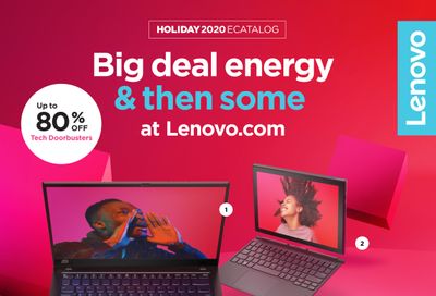 Lenovo Black Friday and Cyber Monday Deals Flyer November 16 to December 6, 2020