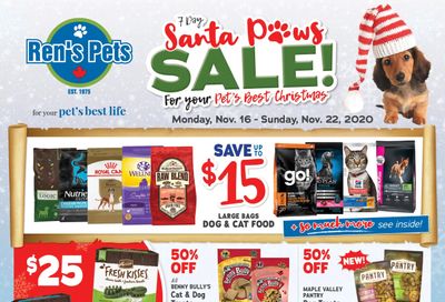 Ren's Pets Depot Flyer November 16 to 22