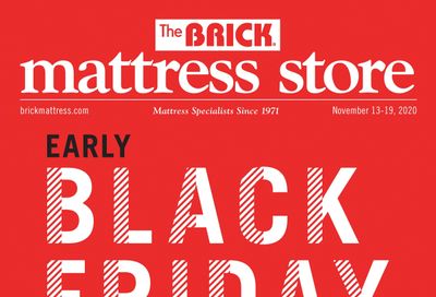 The Brick Mattress Store Flyer November 13 to 19