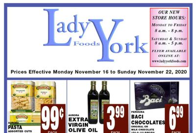 Lady York Foods Flyer November 16 to 22