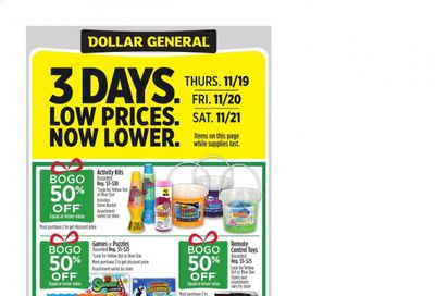 Dollar General (MS) Weekly Ad Flyer November 15 to November 21