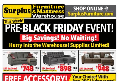 Surplus Furniture & Mattress Warehouse (Sydney) Flyer November 17 to 23