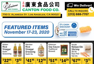 Canton Food Co Weekly Ad Flyer November 17 to November 23, 2020
