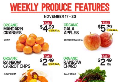 Pomme Natural Market Flyer November 17 to 23