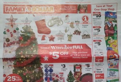 Family Dollar Ad (11/29/20 – 12/5/20): Family Dollar Weekly Ad Flyer Preview