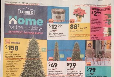 Lowe’s Weekly Ad Flyer (11/26/20 – 12/2/20) & Lowe’s Ad Preview