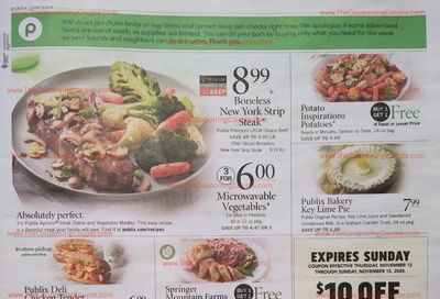 Publix Ad Preview 11/11/20 – 11/17/20 (or 11/12-11/18/20 for Some)