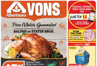 Vons Weekly Ad Flyer (11/11/20 – 11/17/20): Early Vons Ad Preview
