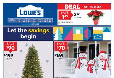 Lowe's Flyer November 19 to 25