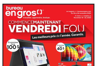 Bureau En Gros Flyer November 18 to 24